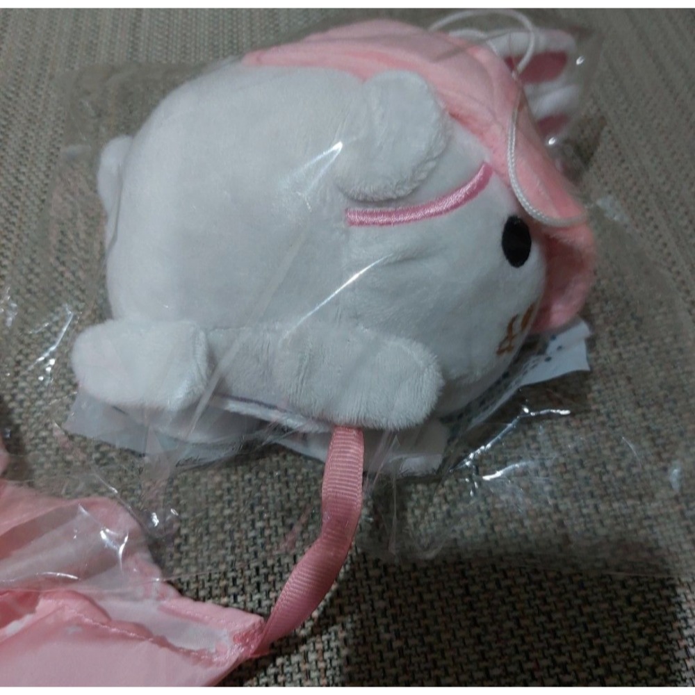 全聯 福利熊兔年造型購物袋 兔兔環保袋 兔子娃娃收納袋手提袋-細節圖2