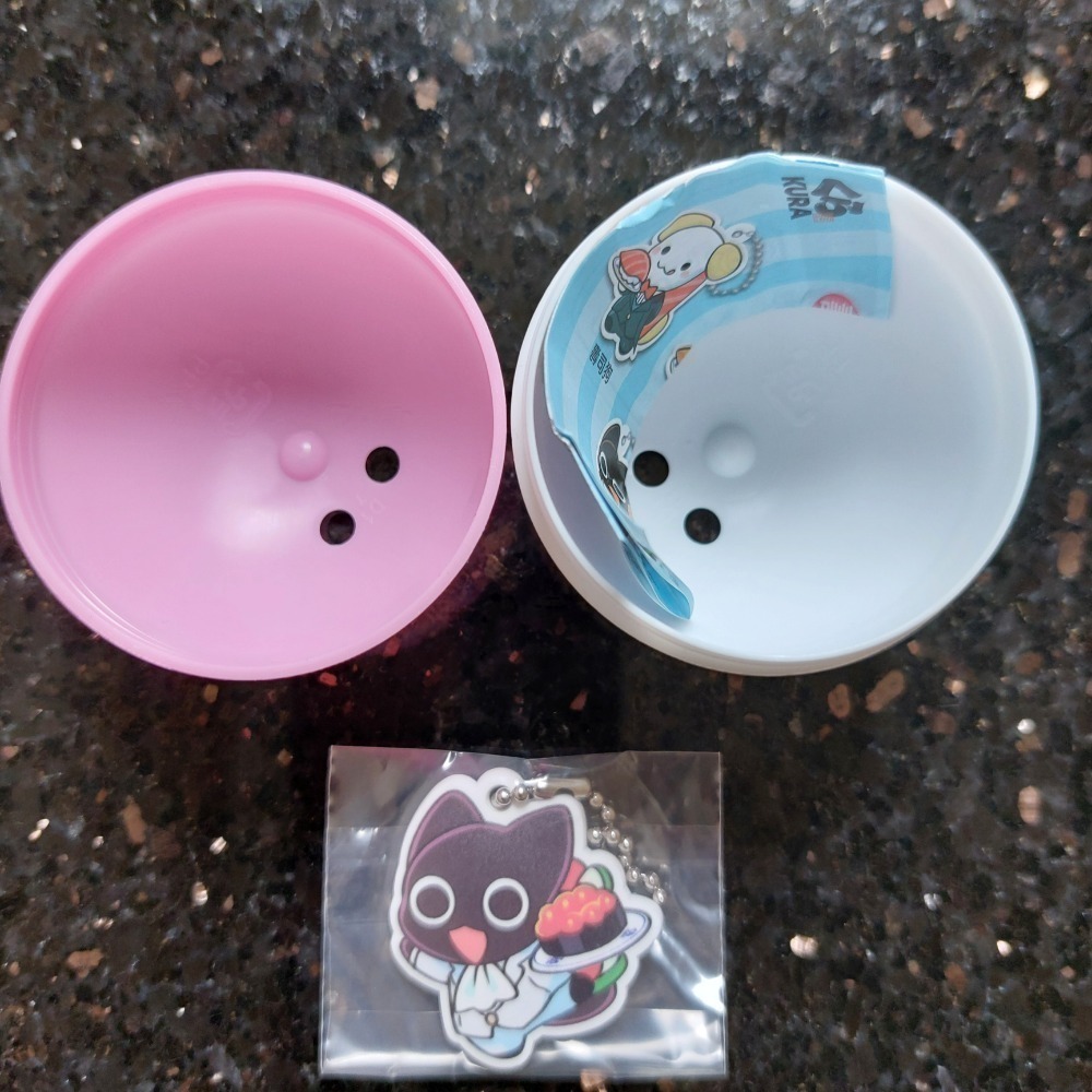 藏壽司 壽司寵物扭蛋 壽司胖達 壽司兔 鮮蝦妹筷架 軍艦喵稻荷狐狸裝飾掛飾 玩具 壽司兔壽司狗鑰匙圈吊飾-規格圖8