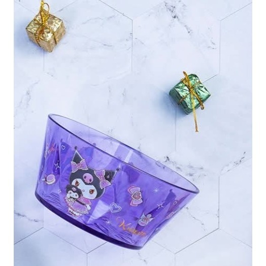 三麗鷗抽抽樂-酷洛米盛裝打扮來囉！點心碗 毛巾 地墊 酷洛米一番賞-細節圖4