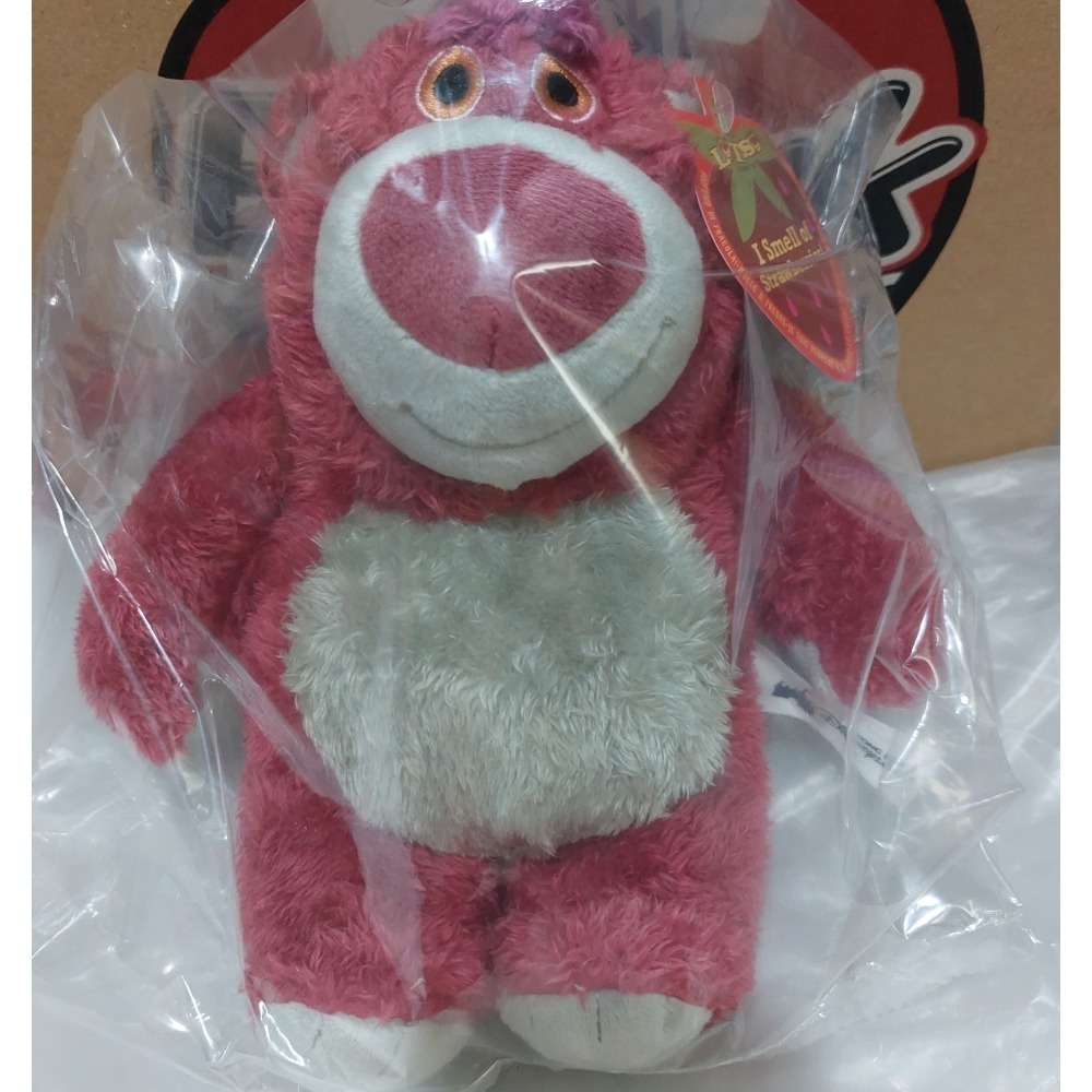 迪士尼玩具總動員 熊抱哥娃娃 草莓熊玩偶自帶草莓香 毛絨玩具-細節圖3