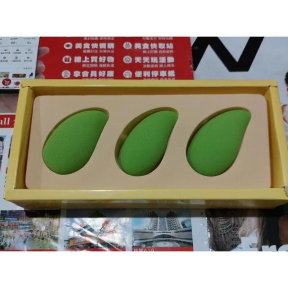 MANGO 小芒果系列美妝蛋套裝禮盒 小青芒美妝蛋 海棉蛋 彩妝蛋 卸妝棉-細節圖2