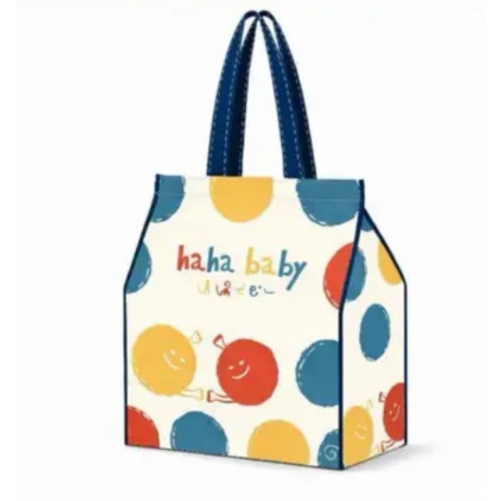 全家2026春節潮流福袋 新春馬年款 hahababy聯名款 懷舊茄芷袋 環保袋購物袋 只售空袋-細節圖2