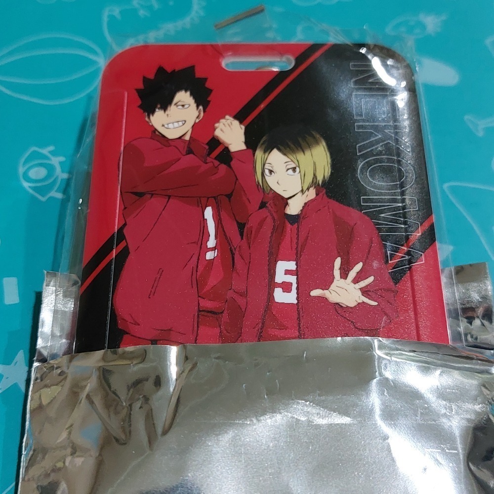 藏壽司×排球少年聯名商品 排球少年伸縮票卡夾 音駒高校黑尾＆研磨證件套-細節圖4