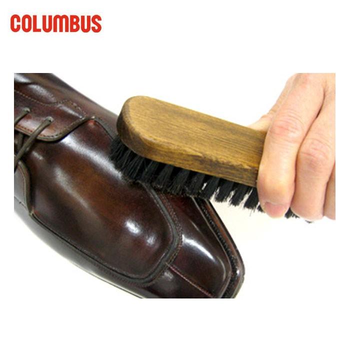 日本進口哥倫布斯COLUMBUS豬毛刷#6 清除皮革表面灰塵 鞋刷 毛刷-現貨下標當天寄出-細節圖4