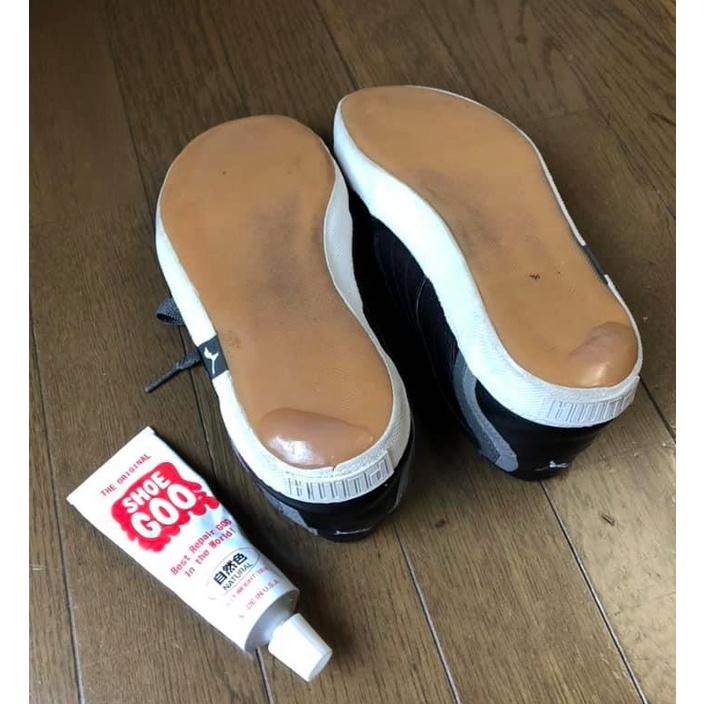 現貨-SHOE GOO鞋底修補膠 鞋固膠 修鞋防磨膠 鞋底鞋根防水保護 白色 黑色 透明 自然色100g 滑板鞋跟 板鞋-細節圖7