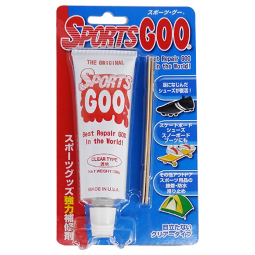 Shoe GOO 戶外運動用品 車殼膠 修固膠 透明色 SPORTS GOO 100G 滑板鞋跟 鞋跟修補 鞋底修補-細節圖2