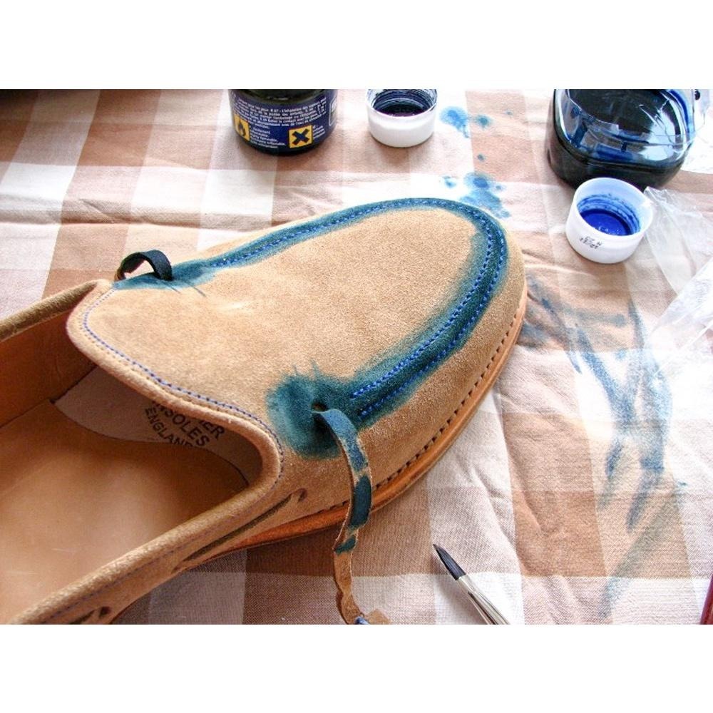 SAPHIR莎菲爾 酒精皮革染劑 基底色 皮包換色 皮件染色 皮革補色 麂皮染-細節圖3