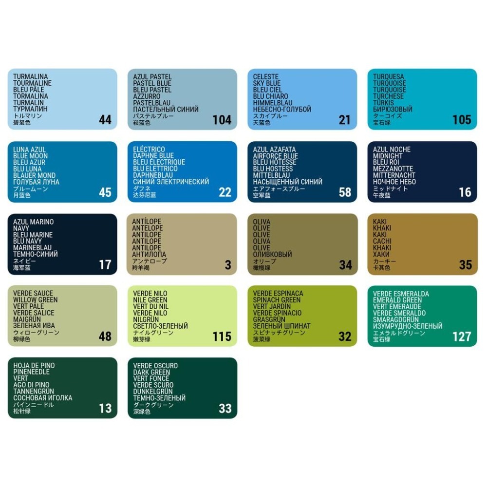 TARRAGO 塔洛革 皮革布料染色劑 藍綠系列 帆布鞋染色 帆布包染色 布料染色專用-細節圖2