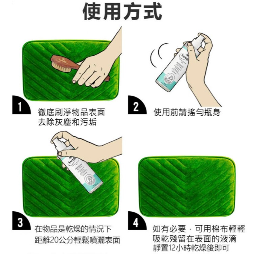 SAPHIR莎菲爾-金質 天然防水防污噴霧-天然防水噴霧 可攜帶上飛機 旅行好幫手-細節圖2