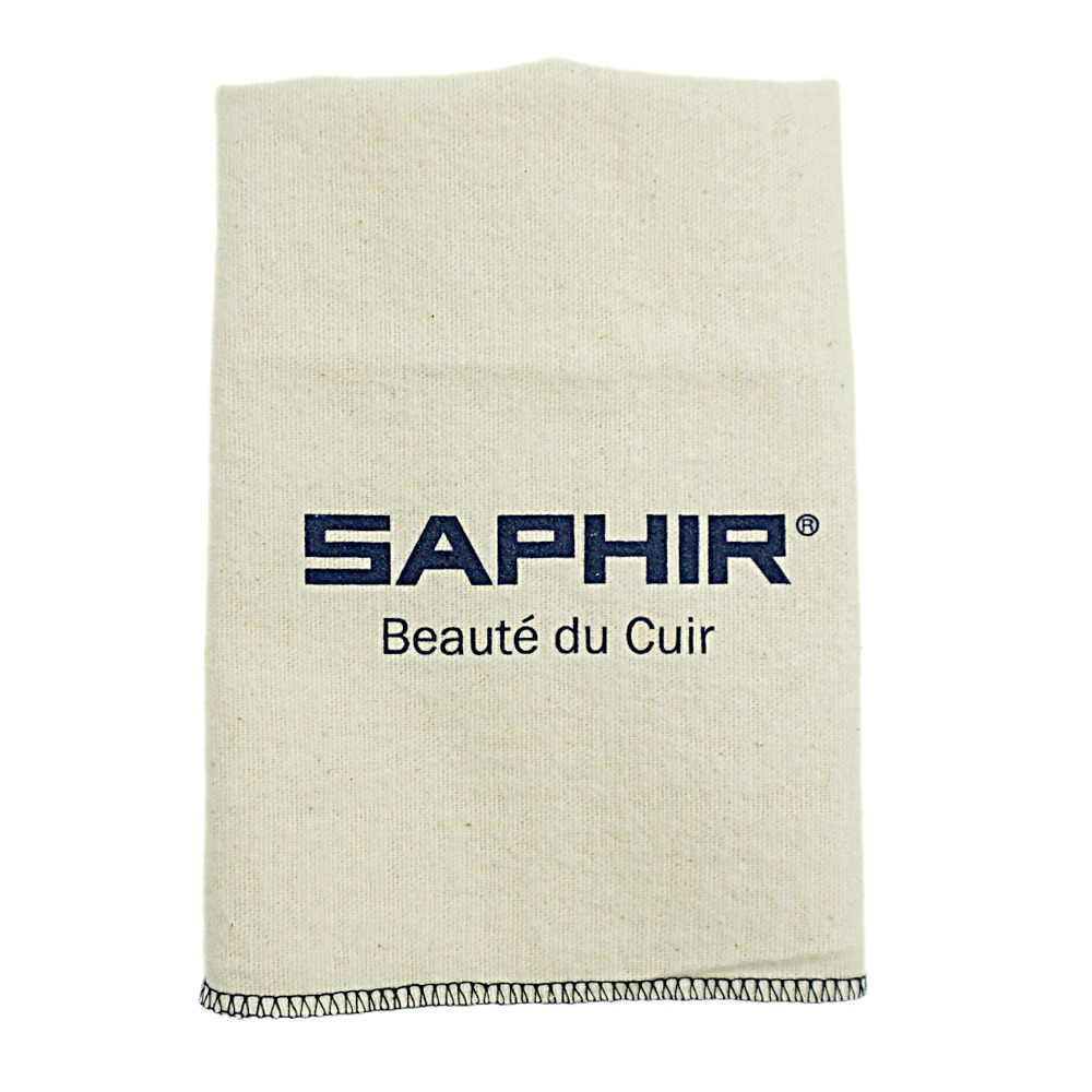 SAPHIR 莎菲爾 棉質擦拭布 皮包上油 皮革保養必備品 皮件拋光布 擦鞋布 擦鞋袋 皮件擦拭布 皮包擦拭布-細節圖2