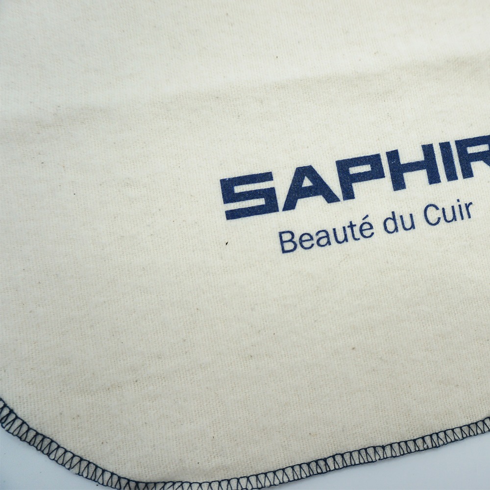SAPHIR 莎菲爾 棉質擦拭布 皮包上油 皮革保養必備品 皮件拋光布 擦鞋布 擦鞋袋 皮件擦拭布 皮包擦拭布-細節圖4