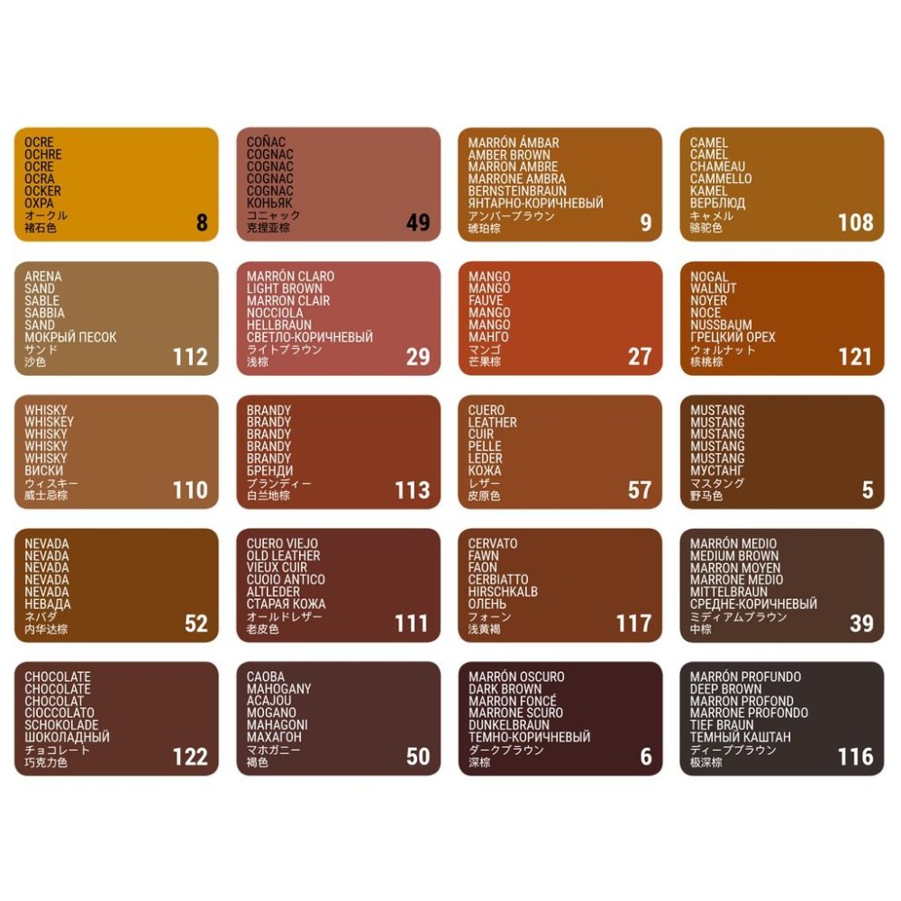 TARRAGO塔洛革 皮革布料染色劑(褐系) - 皮衣染色 皮衣補色 皮夾上色-細節圖2