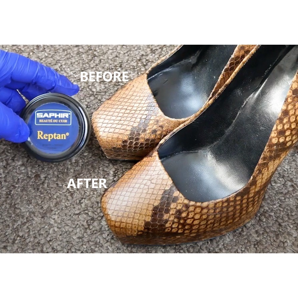 SAPHIR 莎菲爾 獸皮滋養霜 - 獸皮專用保養品 動物皮革保養油 特殊動物皮革專用 50ml-細節圖5