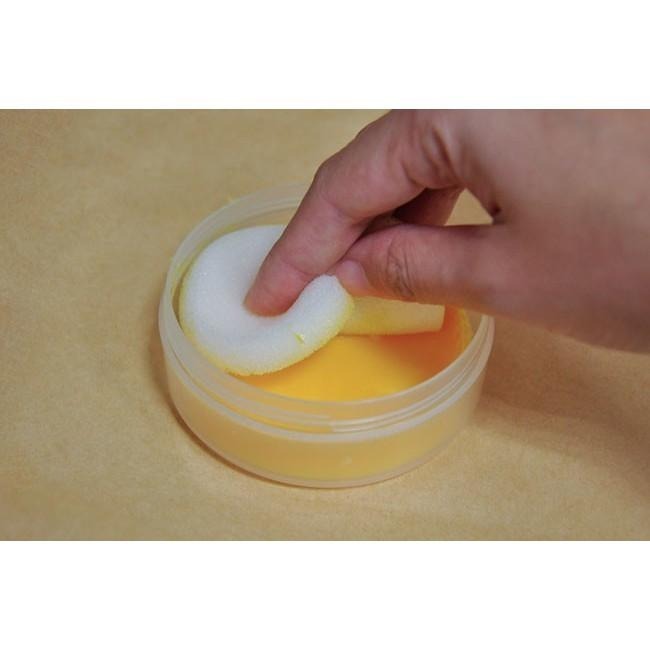 SAPHIR 莎菲爾 皮革肥皂 - 皮革清潔 皮革淡化水痕 皮革清潔 皮鞋清潔 皮革清潔皂 皮衣清潔 皮衣保養-細節圖6