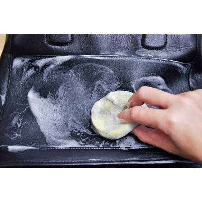 SAPHIR 莎菲爾 皮革肥皂 - 皮革清潔 皮革淡化水痕 皮革清潔 皮鞋清潔 皮革清潔皂 皮衣清潔 皮衣保養-細節圖7