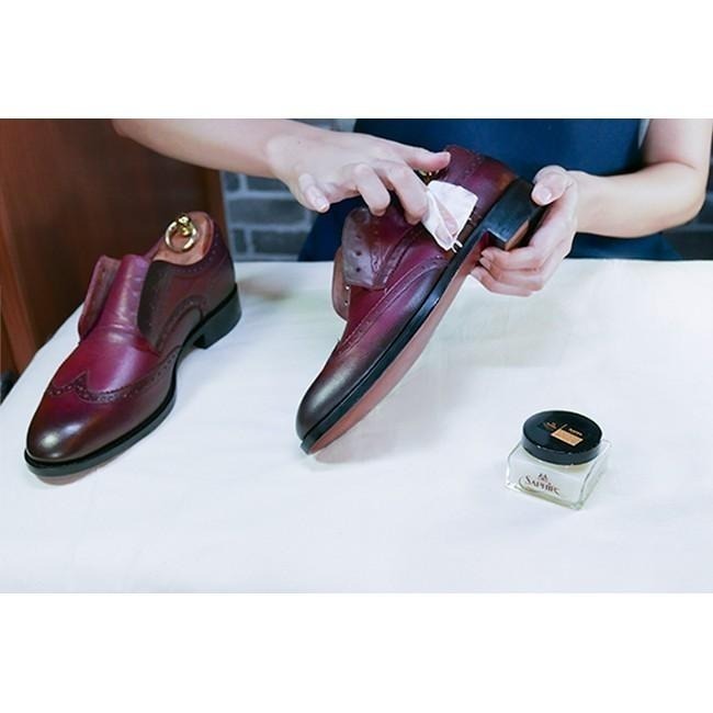 SAPHIR莎菲爾-金質 NAPPA保養霜 - 精品包包保養 精品皮件保養 專櫃包包保養油推薦 小牛皮 小羊皮-細節圖5