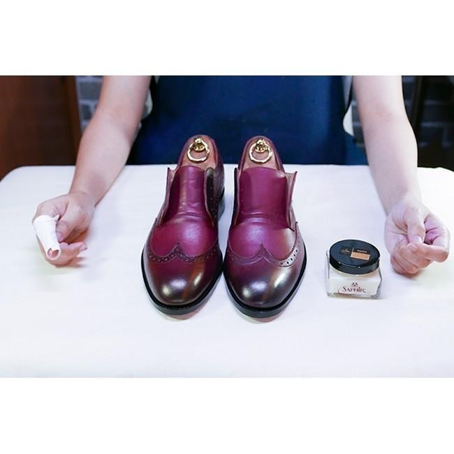 SAPHIR莎菲爾-金質 NAPPA保養霜 - 精品包包保養 精品皮件保養 專櫃包包保養油推薦 小牛皮 小羊皮-細節圖8