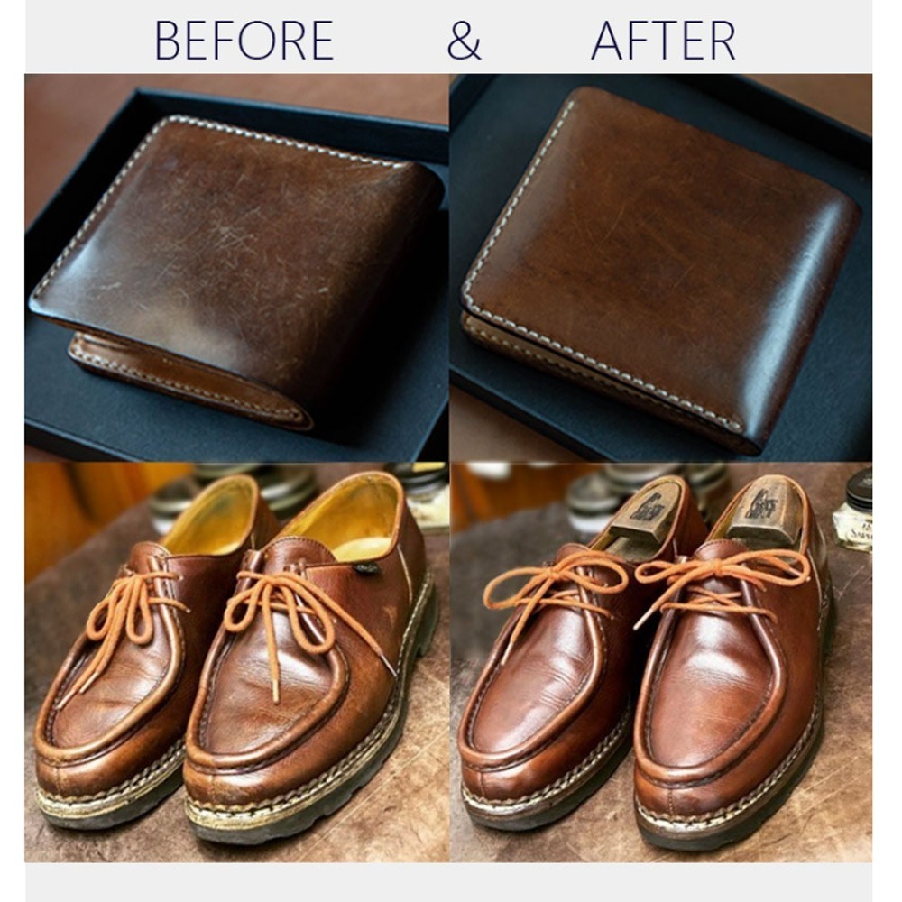 SAPHIR莎菲爾-金質 NAPPA保養霜 - 精品包包保養 精品皮件保養 專櫃包包保養油推薦 小牛皮 小羊皮-細節圖9