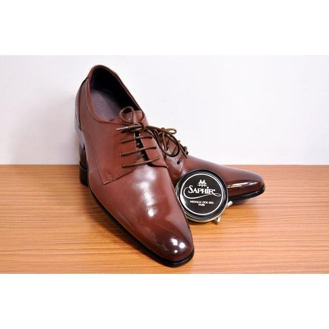 SAPHIR 莎菲爾 金質 皮革鏡面亮光蠟(大) 100g  鞋油 皮革保養 皮鞋保養-細節圖10