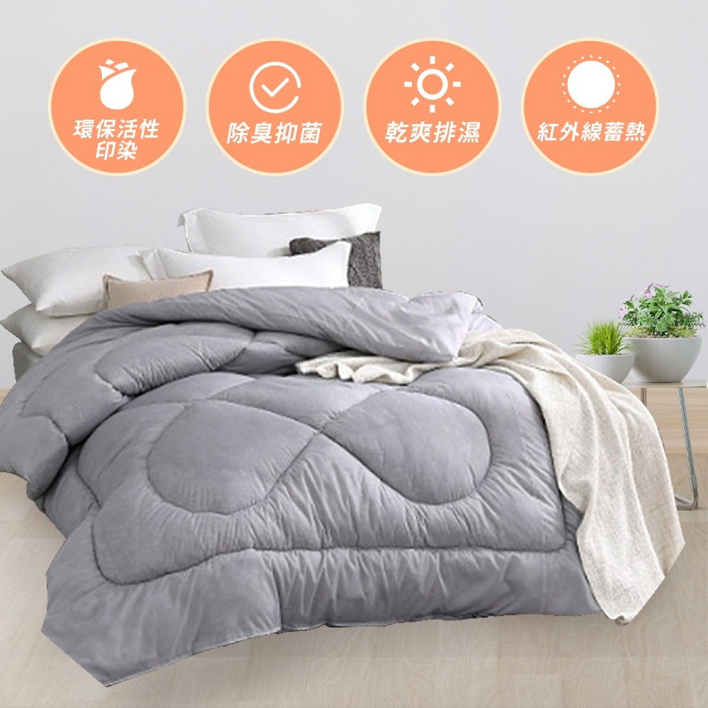 石墨烯蓄熱保暖被 180x210cm 台灣製-購滿地-細節圖5