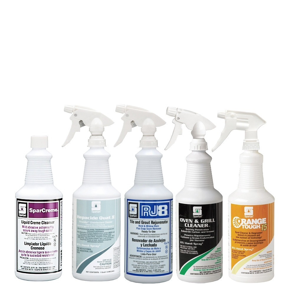 【SPARTAN斯巴達】柑橘萬用清潔｜去汙鏡面潔亮｜水皂垢清潔｜強力除黴｜無毒無味噴霧 946ml/瓶 購滿地-細節圖2