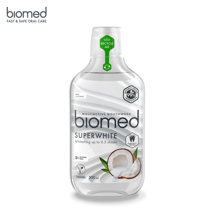 【BIOMED蓓齒美】漱口水(葡萄籽舒復｜草本護齦｜椰油亮白｜柚橘清新) 500ml/瓶 無氟漱口水 兒童漱口水購滿地-規格圖11