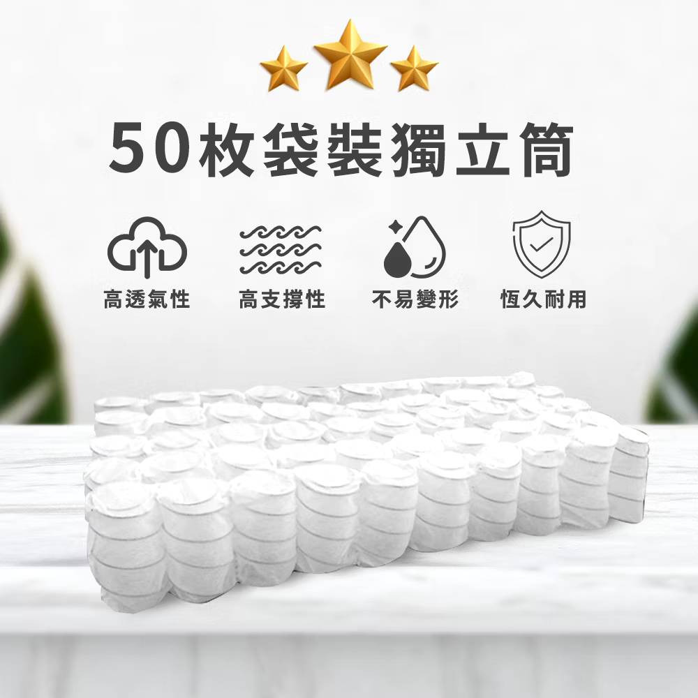 【購滿地】石墨烯獨立筒枕45X75cm (1入)-細節圖4