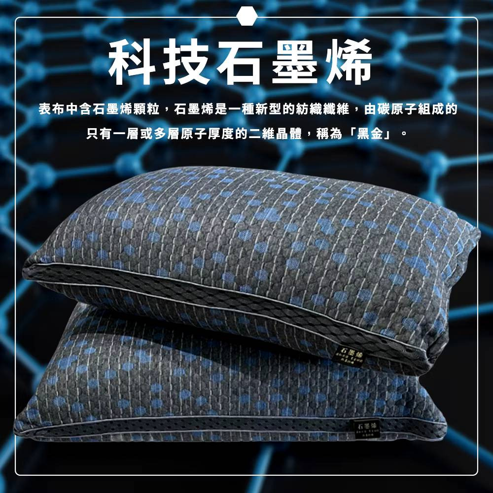 【購滿地】石墨烯獨立筒枕45X75cm (1入)-細節圖6