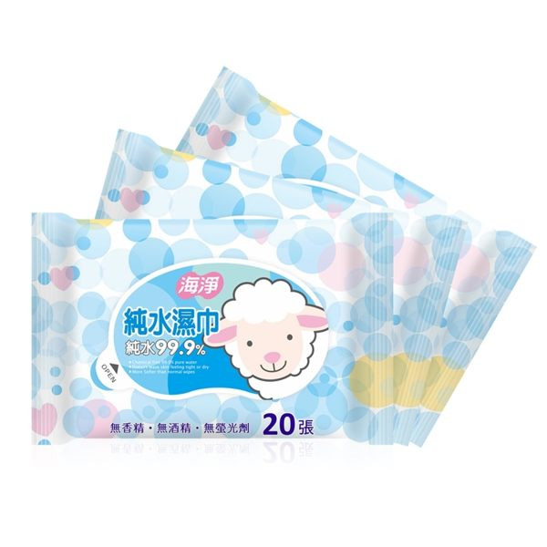 【奈森克林】海淨 花語濕巾 綠茶濕巾 純水濕巾 三種款式可選 無酒精 無螢光劑 純水99.9% 購滿地-規格圖6