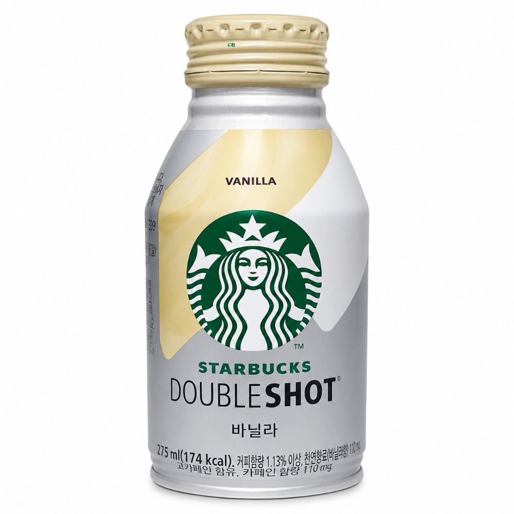 【星巴克】罐裝咖啡 派克市場黑咖啡 特濃拿鐵 香草風味拿鐵 275ml 瓶裝 即飲罐裝咖啡 韓國進口-規格圖8