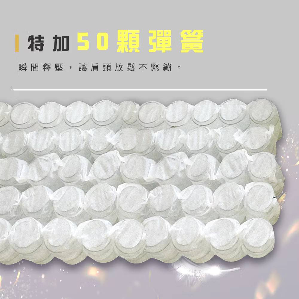 【購滿地】銀離子矽膠包覆獨立筒枕45x74cm (1入)-細節圖7