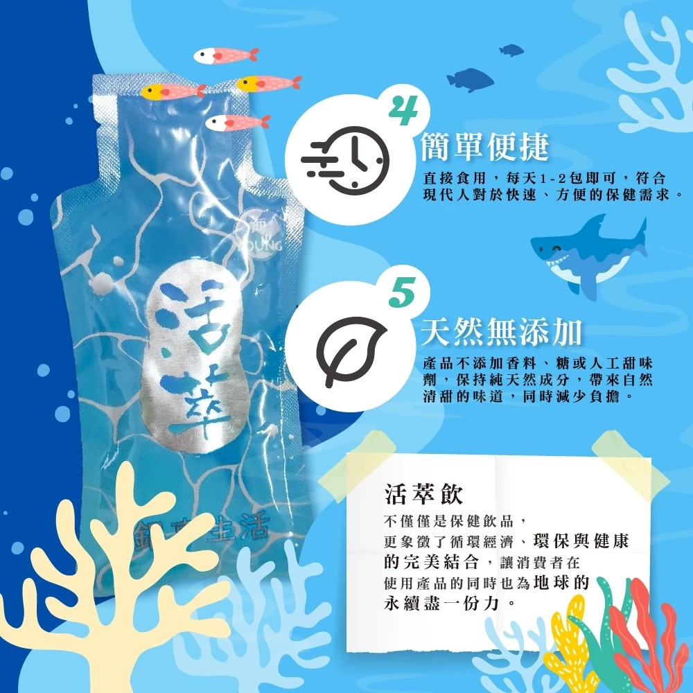 【海YOUNG】活萃飲｜潤妍飲 30mlx10入/盒 購滿地-細節圖4