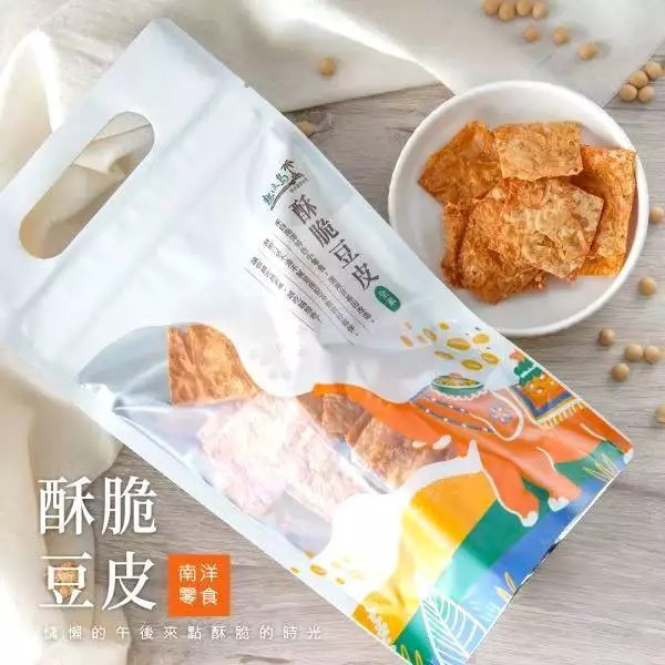 【熱浪島】南洋蔬食 酥脆豆皮(60g/包) 全素 零食 購滿地-細節圖2