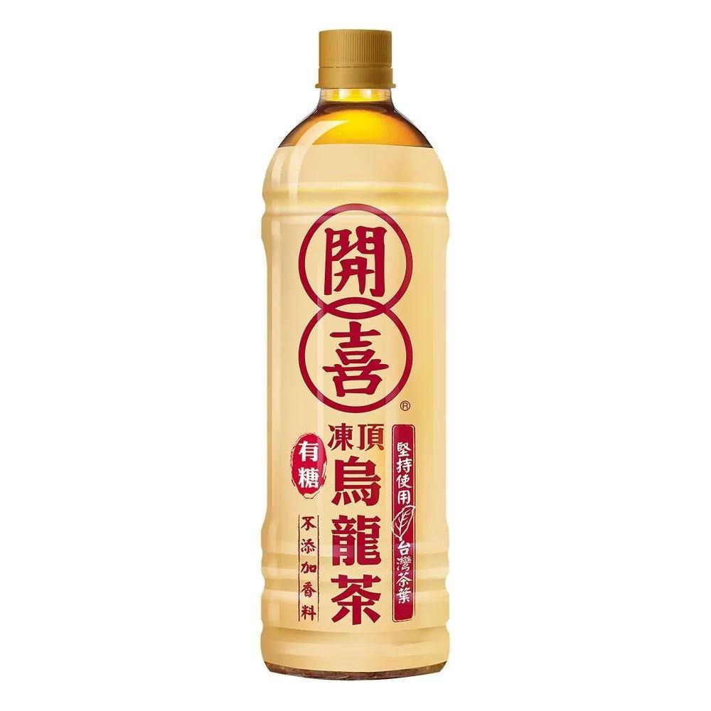 【開喜】凍頂烏龍茶有糖/無糖款 575ml 1500ml 箱購 購滿地-細節圖2