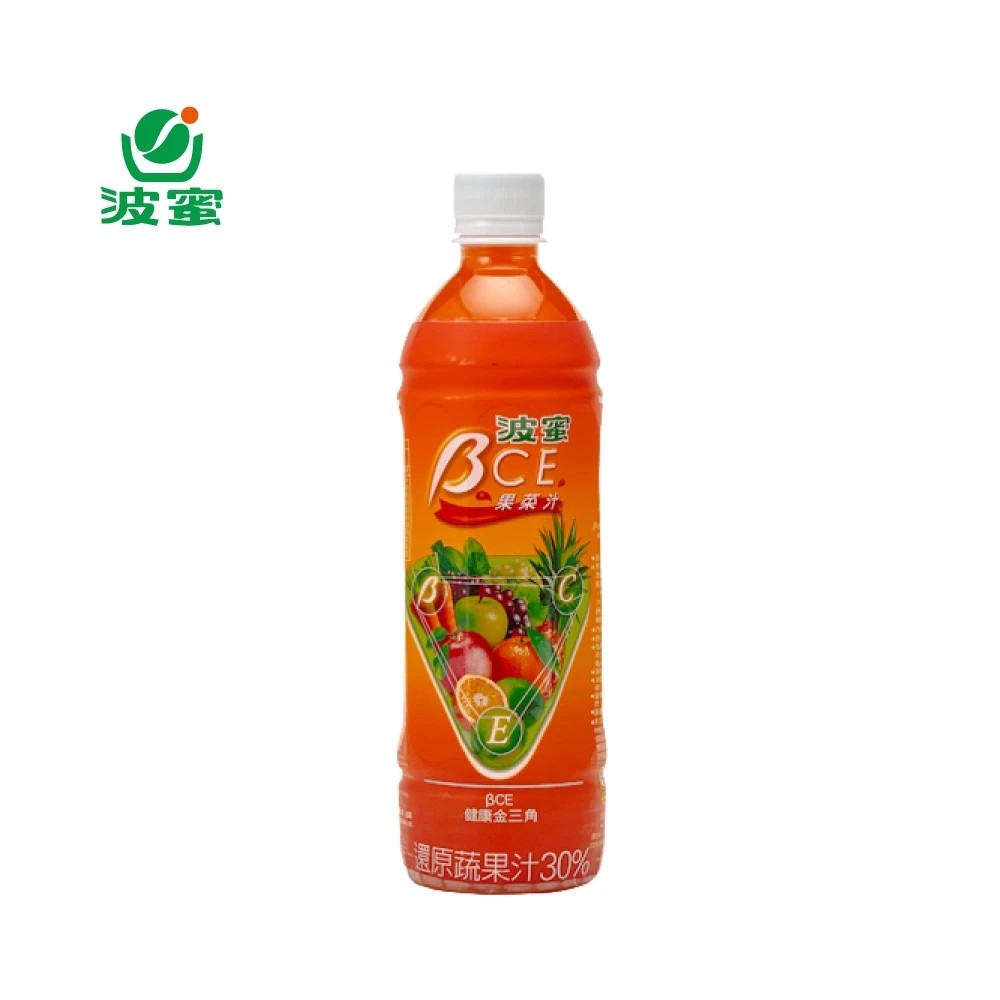 【波蜜】BCE果菜汁580mlX24罐/箱 箱購 含有β-胡蘿蔔素 綜合蔬果調製 購滿地-細節圖3