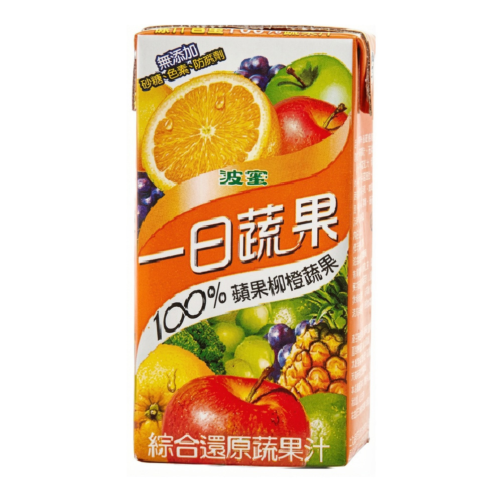 蘋果柳橙蔬果汁160mlx24罐/箱