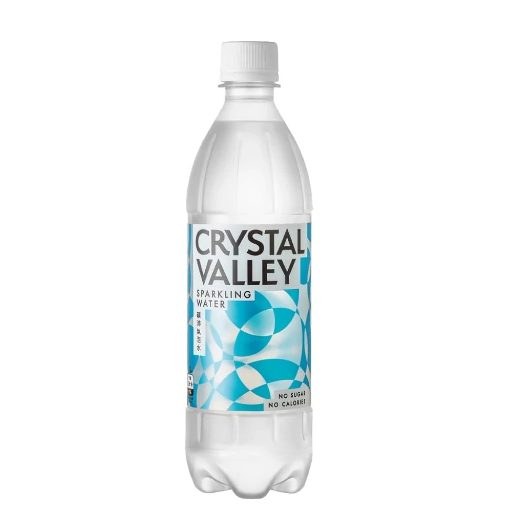 金車 Crystal Valley 礦沛 氣泡水 無糖無熱量 585ml 24入/箱 購滿地-細節圖2