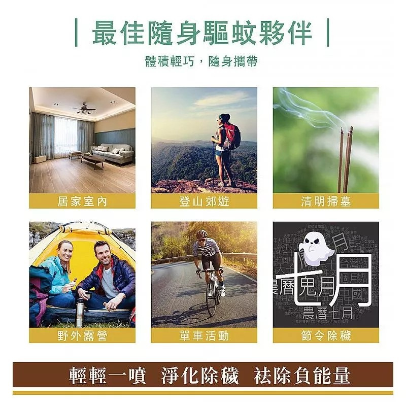 【HAPPY HOUSE】快樂屋 香茅艾草防蚊噴霧 隨身瓶 戶外居家旅遊露營 10ml 購滿地-細節圖6
