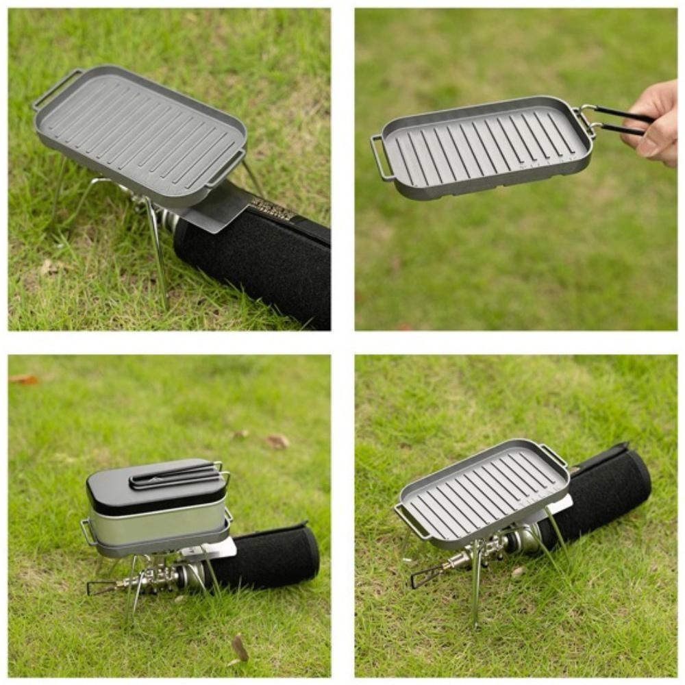 【 天天出貨！TILLAK 台灣出貨】烤盤 不沾烤盤 迷你烤盤 烤肉盤 露營烤盤 小烤盤 煎盤 燒烤盤 煎烤盤 野營-細節圖6