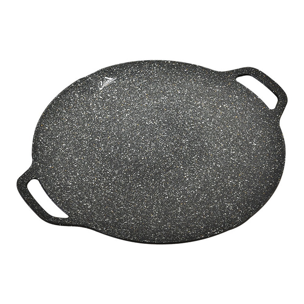 木柄黑色烤盤【贈木柄把手+收納袋】