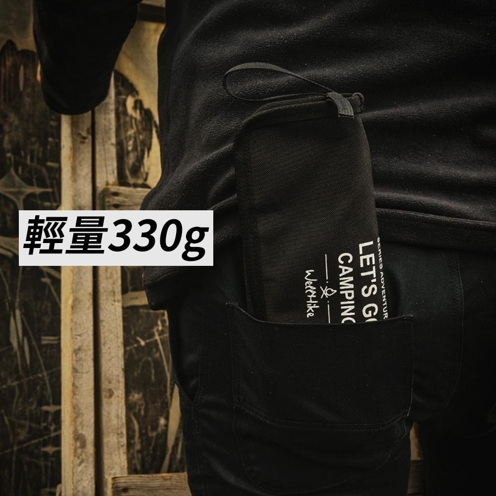 【限時購】口袋椅 戶外輕野馬扎 折疊椅 排隊椅 高承重150kg 戰術黑/軍風綠/沙色卡其/虎紋迷彩 330g-細節圖11