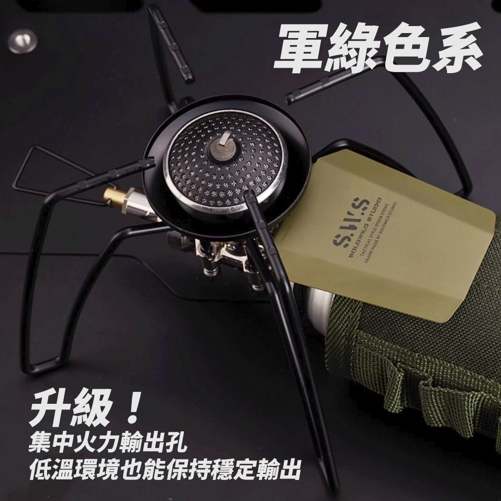 蜘蛛爐 卡式爐 露營爐具 瓦斯爐 迷你瓦斯爐 露營卡式爐 登山爐【 SWS 黑化蜘蛛爐 】 露營的人-細節圖2