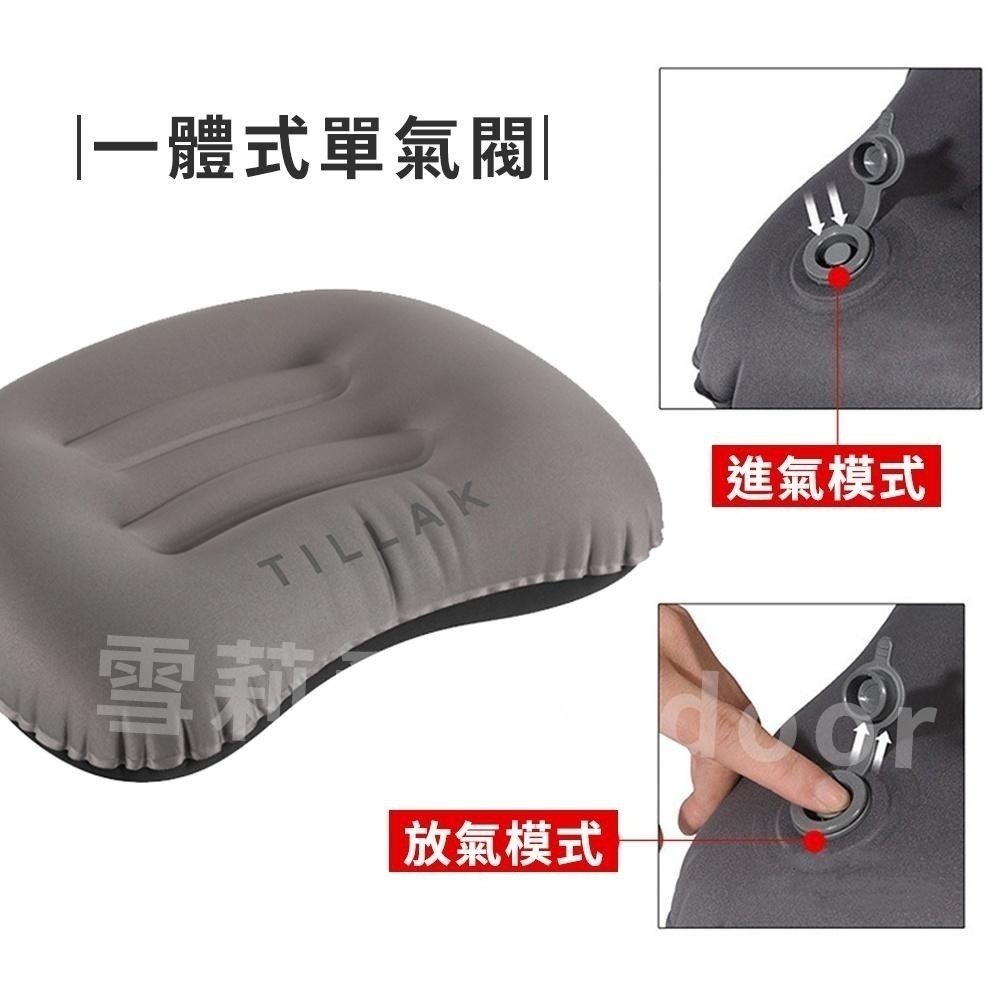 【7-ELEVEN 門市團購】TILLAK充氣枕頭 露營枕頭 輕量化充氣枕 旅行枕 TPU充氣枕 午睡枕 靠腰枕-細節圖7