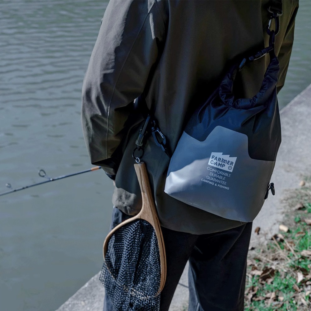 【雙層防水！無接縫🎣 台灣出貨】防水包 防水背包 釣魚包 防水袋 游泳包 潛水包 漁具包 釣魚 漂流袋 溯溪袋 戶外-細節圖7