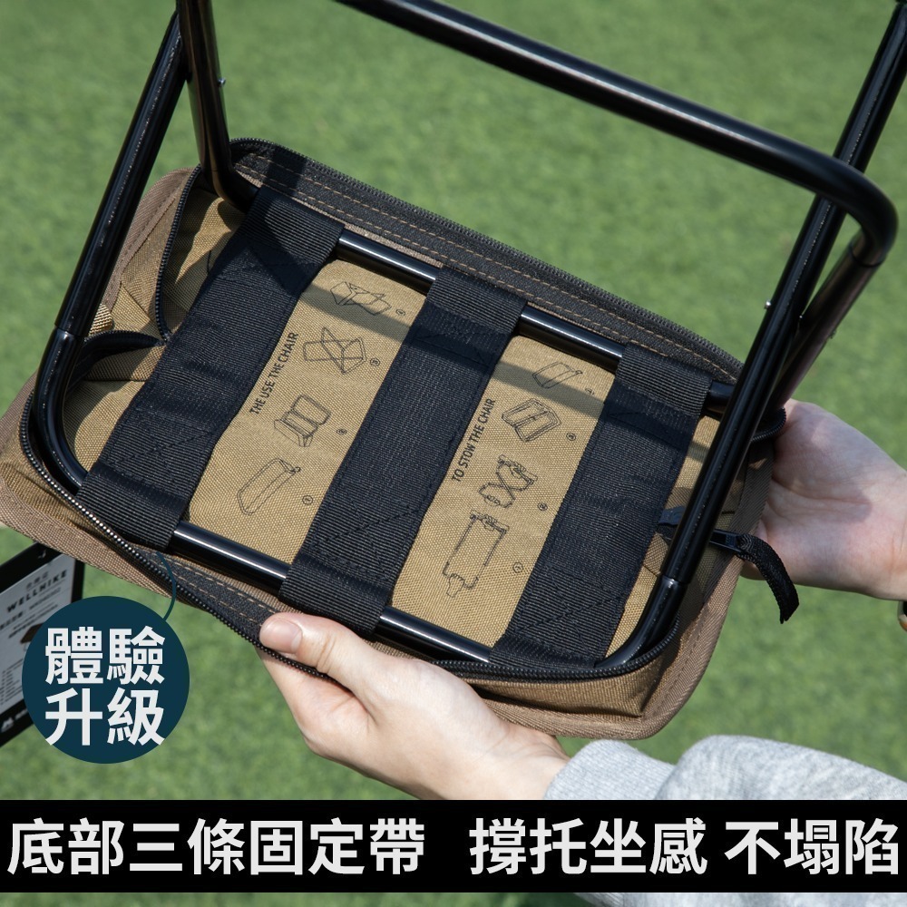 【7-ELEVEN 門市團購】口袋椅兩件組 優惠價 馬扎 露營椅 椅凳 折疊椅 小椅子 童軍椅 330g-細節圖5