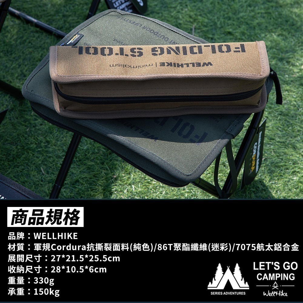 【限時購】口袋椅兩件組 優惠價 馬扎 露營椅 椅凳 折疊椅 小椅子 童軍椅 330g-細節圖10