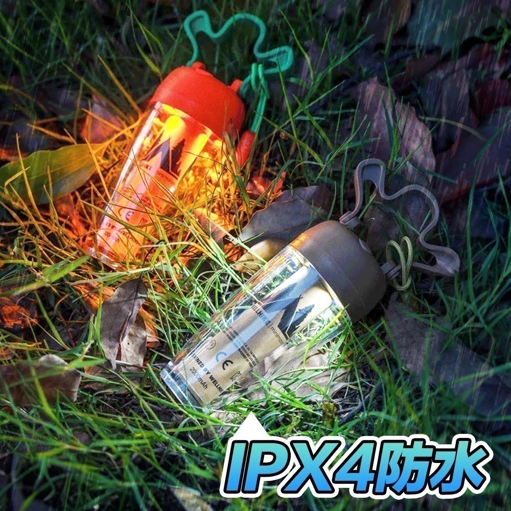 日本熱銷🌟【WELLHIKE 蘿蔔燈】露營燈 一年保固 戶外燈 蘿蔔燈 LED燈 氣氛燈 擺攤燈 夜市燈 工作燈-細節圖3