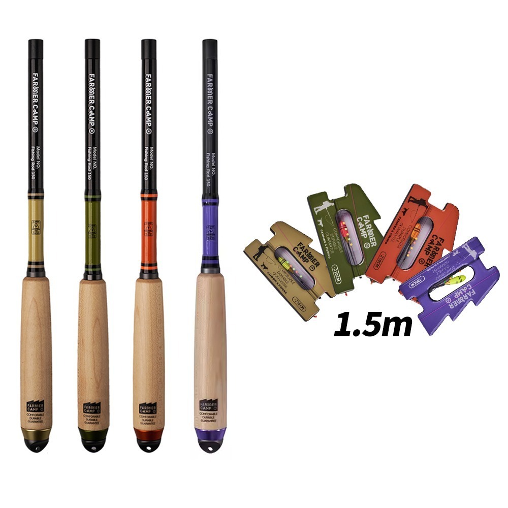 【限時購】FarmerCamp 手竿 溪釣竿 手釣竿 迷你釣竿 小物釣 釣竿 溪釣 微物釣 蝦竿-規格圖11