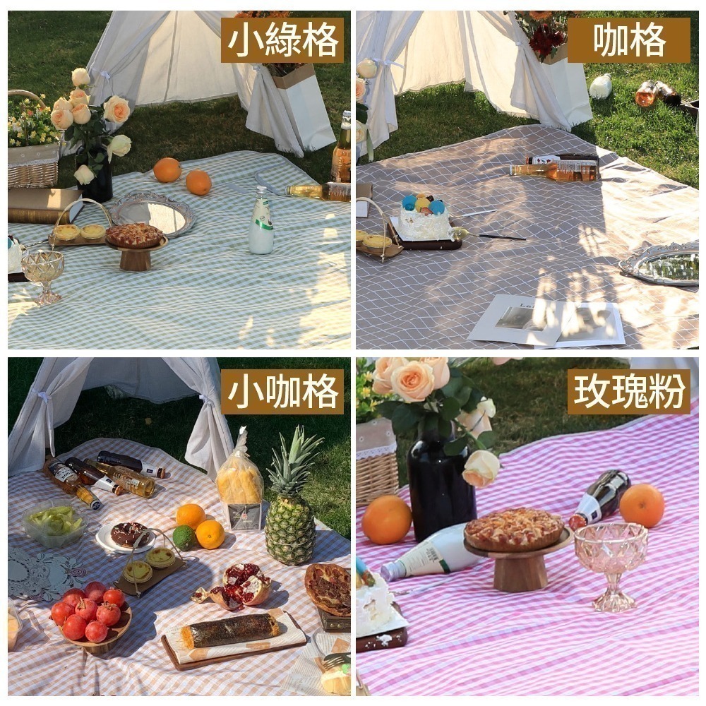 【限時購】無印風野餐墊 200X200cm 頂級加厚防水野餐墊 野餐地墊 防水野餐墊 加厚野餐墊-細節圖4