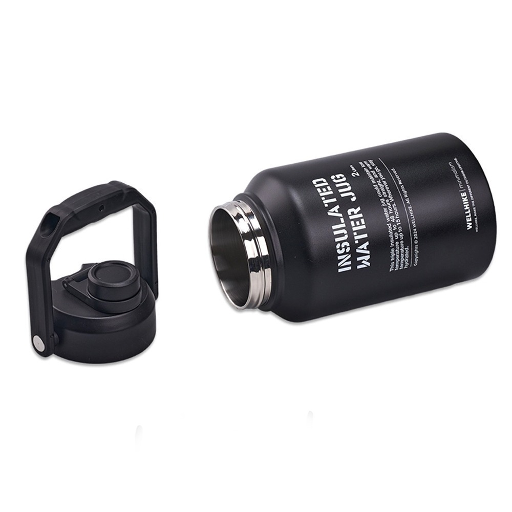 24小時極限保冰 2L保冰桶 保溫壺 露營桶 保冰水壺 保溫桶 保冰壺 冰塊桶 不銹鋼水壺 送冰夾-規格圖11